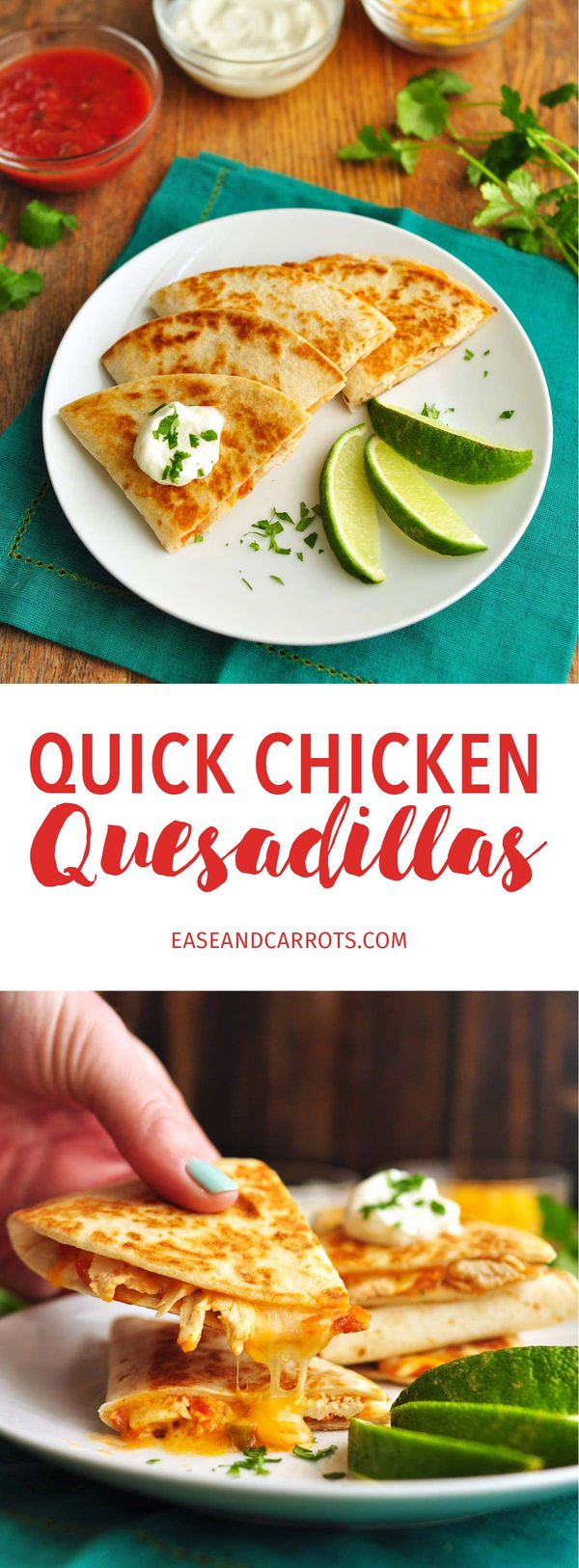 Quick Chicken Quesadillas