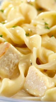 Quick Creamy Chicken & Noodles