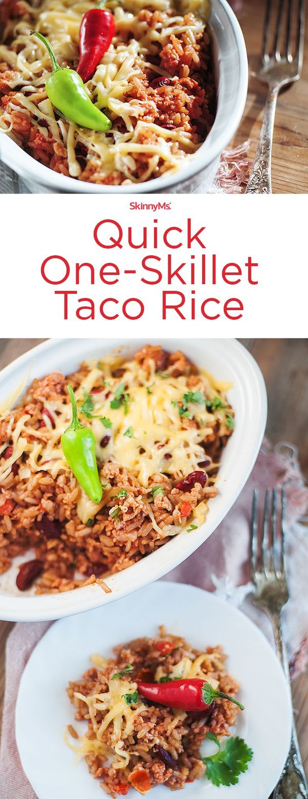 Quick One Skillet Taco Rice