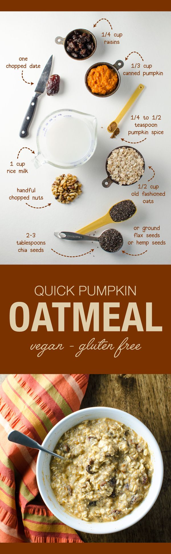 Quick Pumpkin Oatmeal