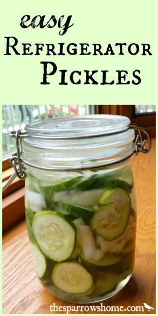 Quick Refrigerator Pickles