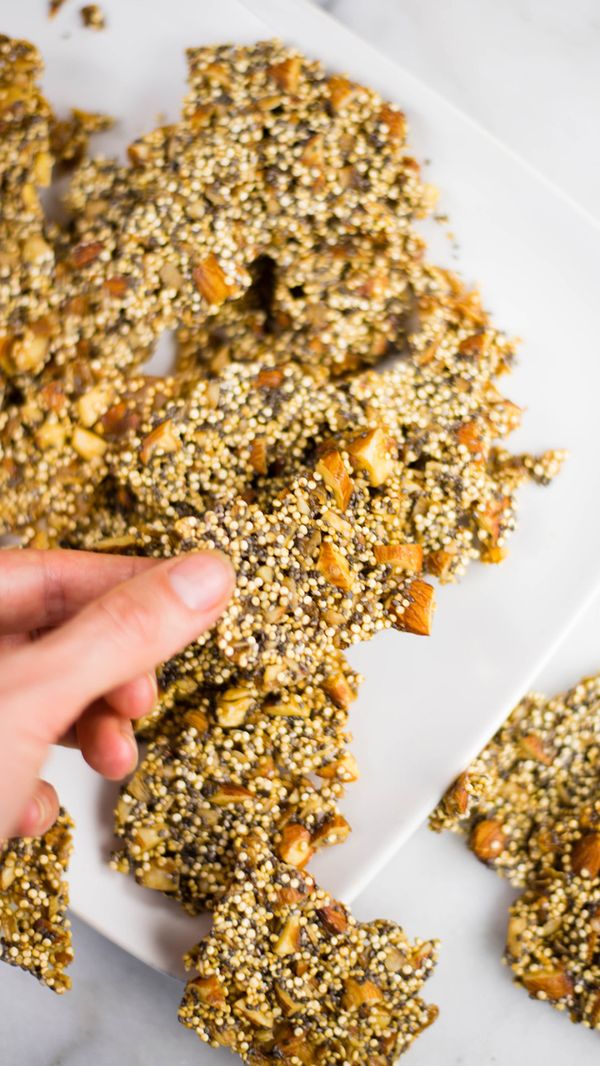 Quinoa Almond Brittle