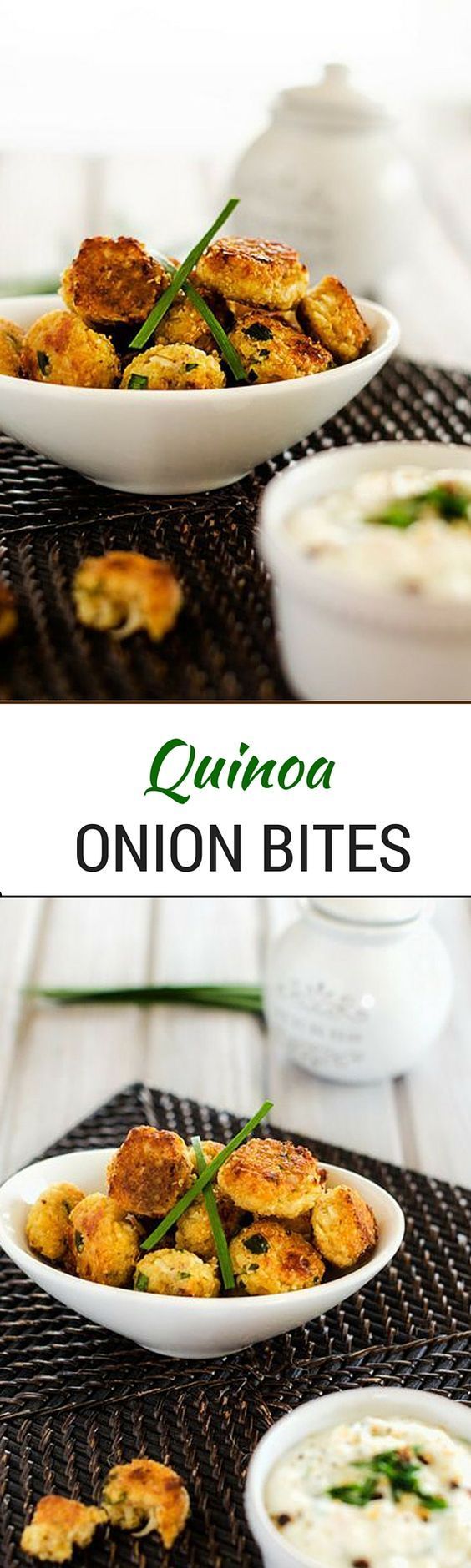 Quinoa Onion Bites