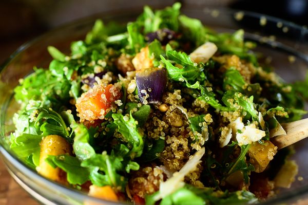 Quinoa with Buttery Roasted Vegetables