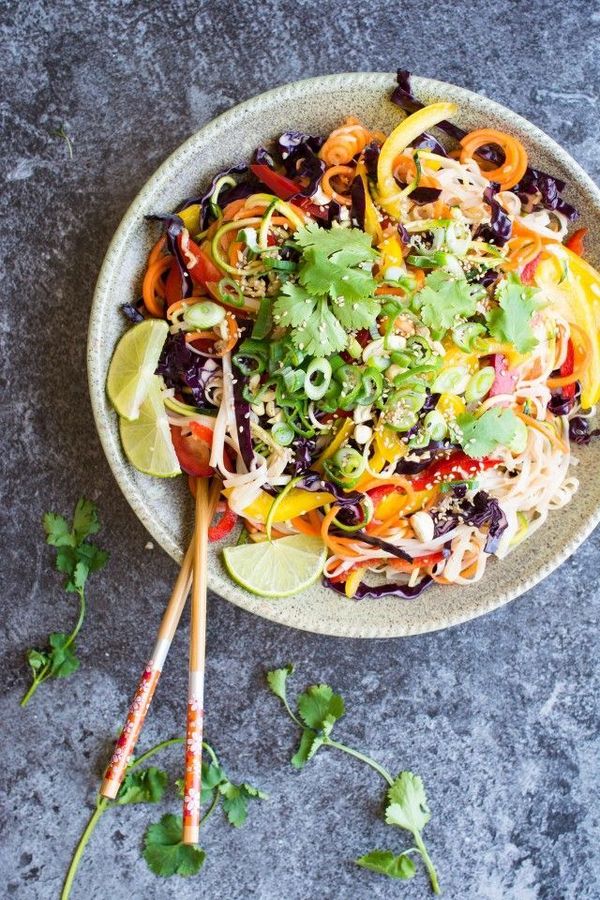 Rainbow Noodle Salad