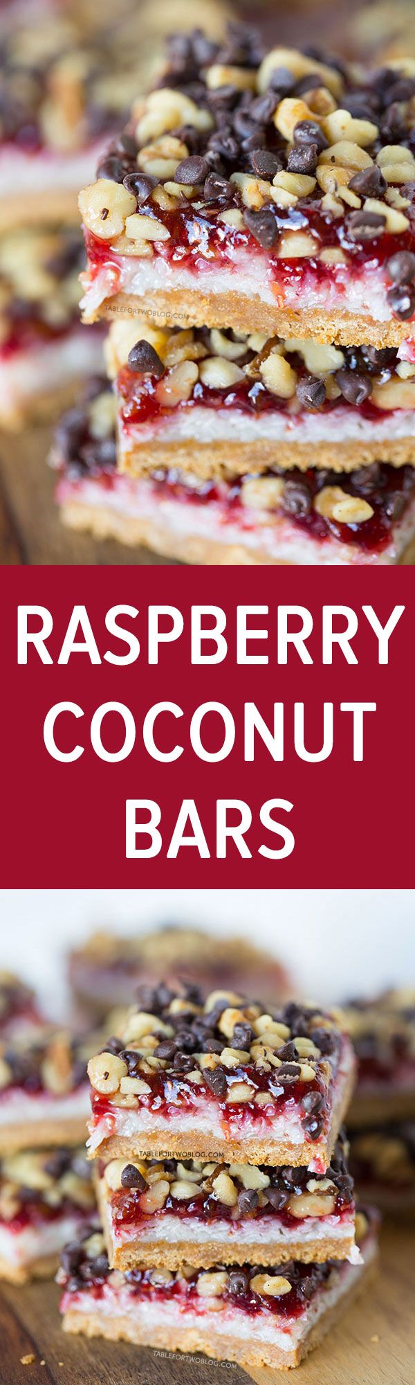 Raspberry Coconut Bars