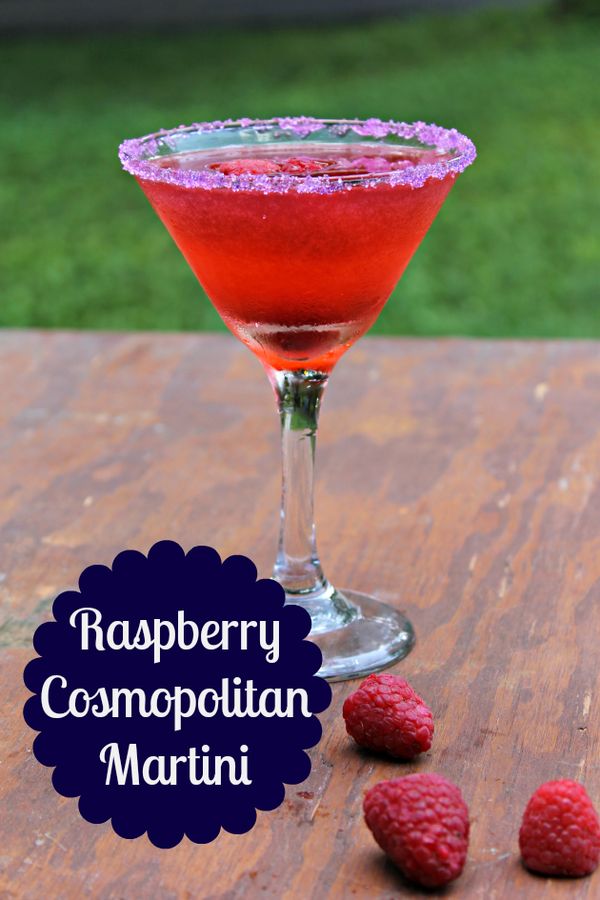 Raspberry Cosmopolitan Martini