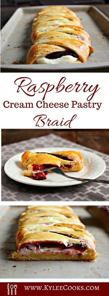 Raspberry Cream Cheese Pastry (Braid