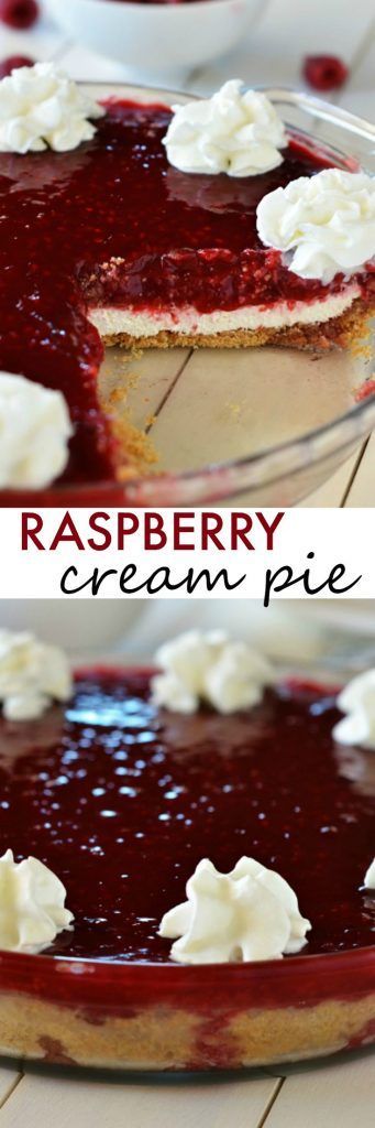 Raspberry Cream Pie