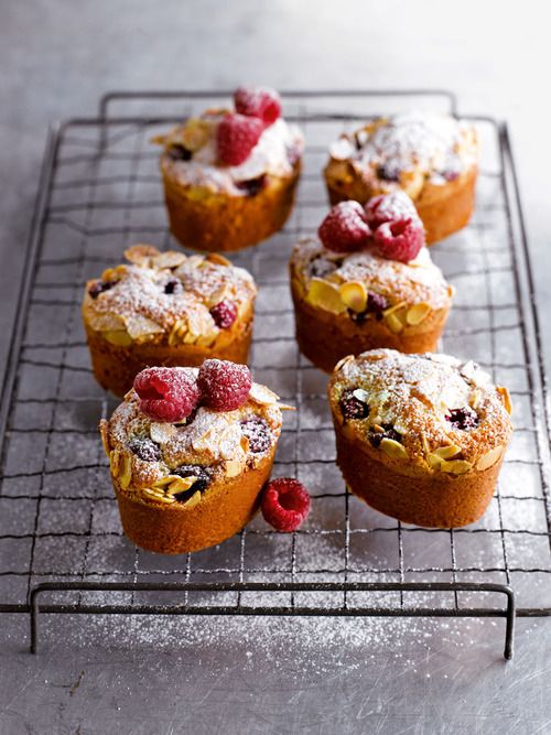 Raspberry, Lemon and Almond Friands