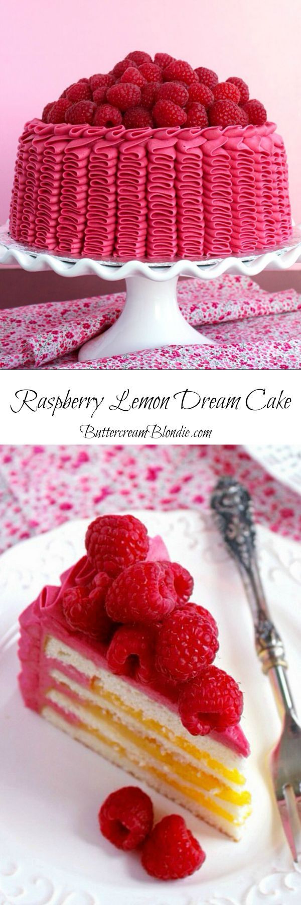 Raspberry Lemon Dream Cake