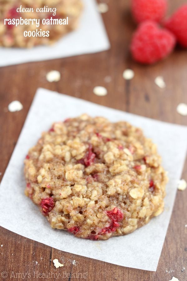 Raspberry Oatmeal Cookies