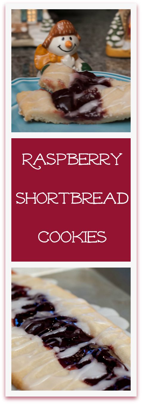 Raspberry Shortbread Cookies