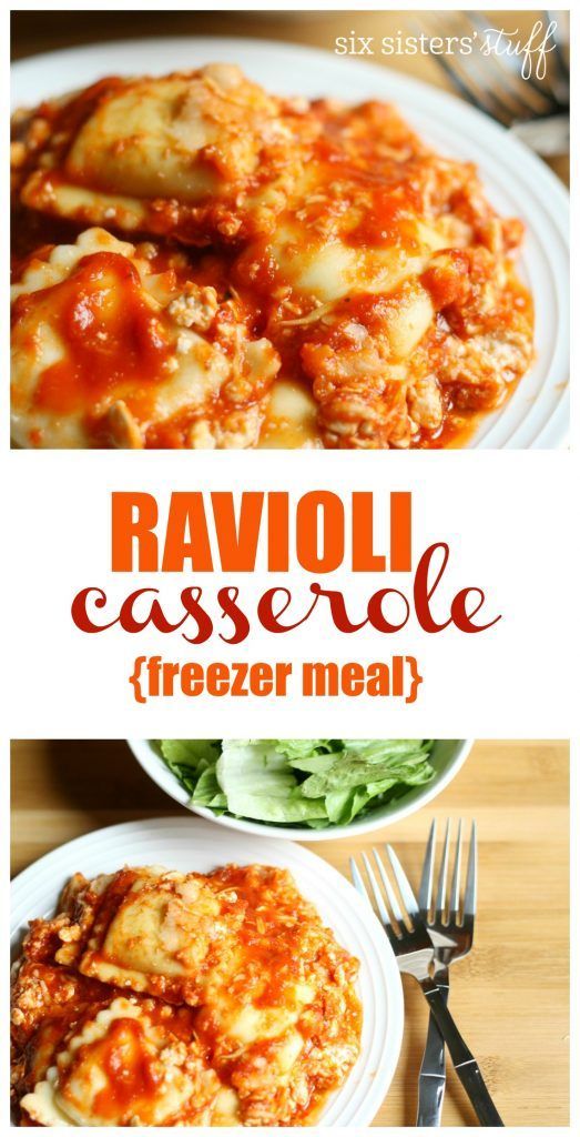 Ravioli Casserole (FREEZER MEAL