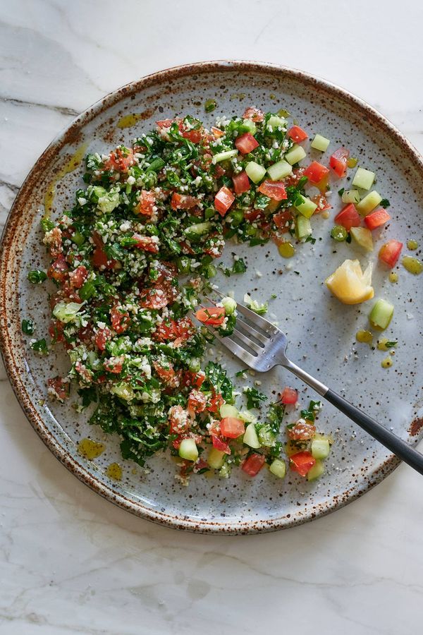 Raw Cauliflower Tabouli