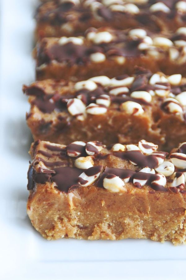 Raw snickers bars