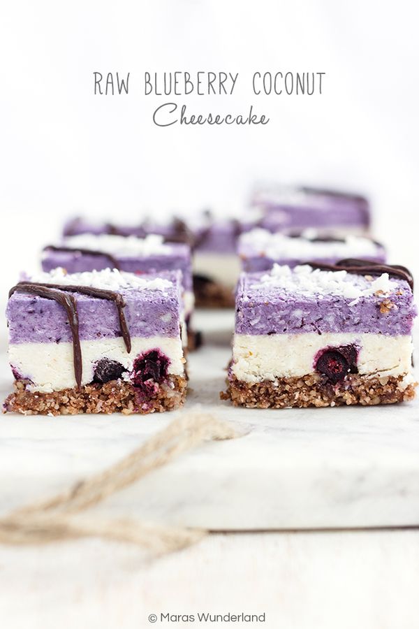 Raw Strawberry Lemon & Blueberry Coconut Cheesecake