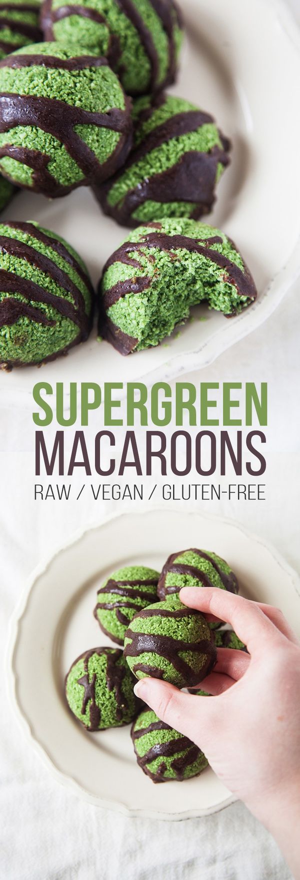 Raw Supergreen Macaroons