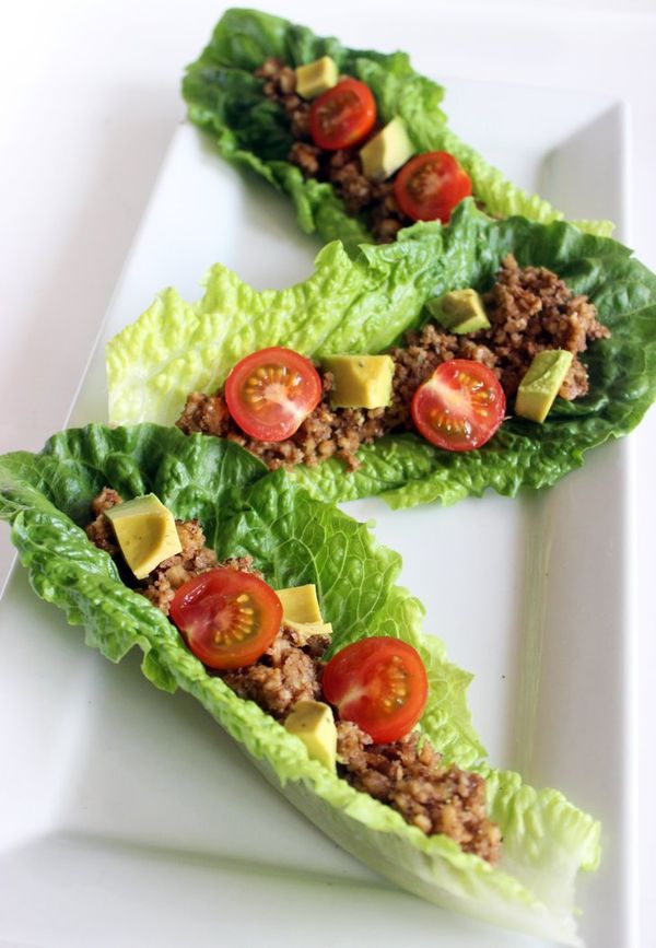 Raw Walnut Tacos