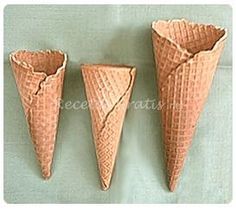 Receta de Conos para helados