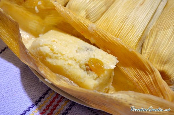 Receta de Tamales canarios