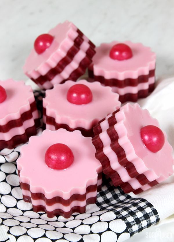 Red Berry Melt & Pour Soap Tarts