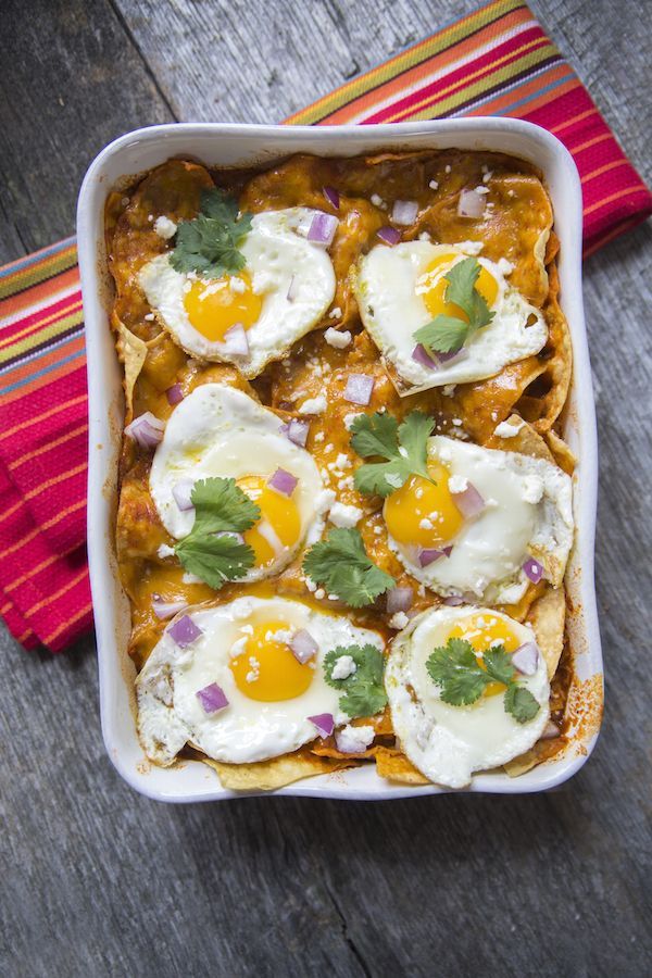 Red Chilaquiles for a Crowd