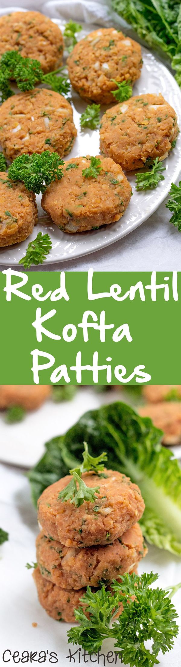 Red Lentil Kofta Patties