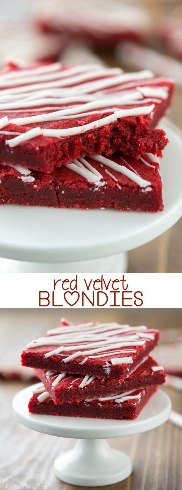 Red Velvet Blondies