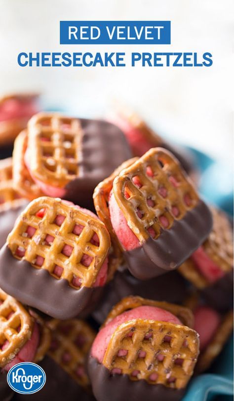 Red Velvet Cheesecake Pretzels