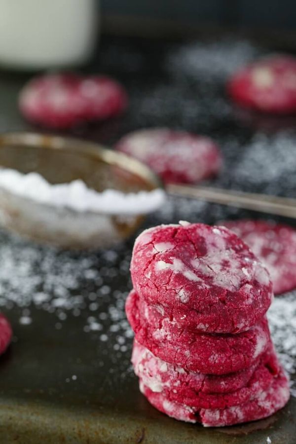 Red Velvet Cookie Crinkles