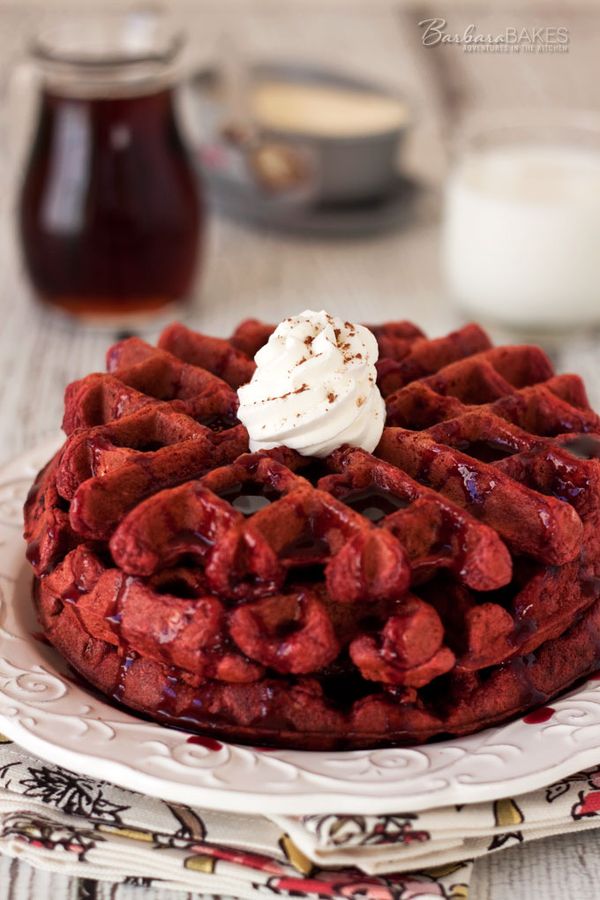 Red Velvet Waffles