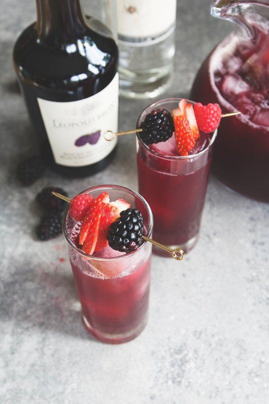 Red Wine, Blackberry & Ginger Pitcher Cocktail