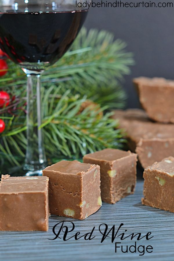 Red Wine Fudge