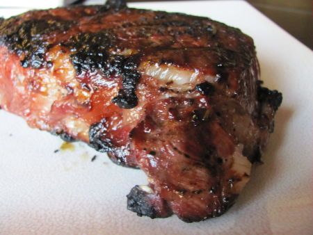 Red Wine Marinated Ribeye Steak