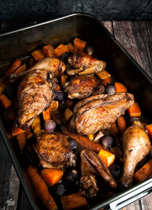 Red Wine Roast Chicken