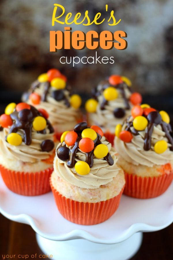 Reese’s Pieces Cupcakes