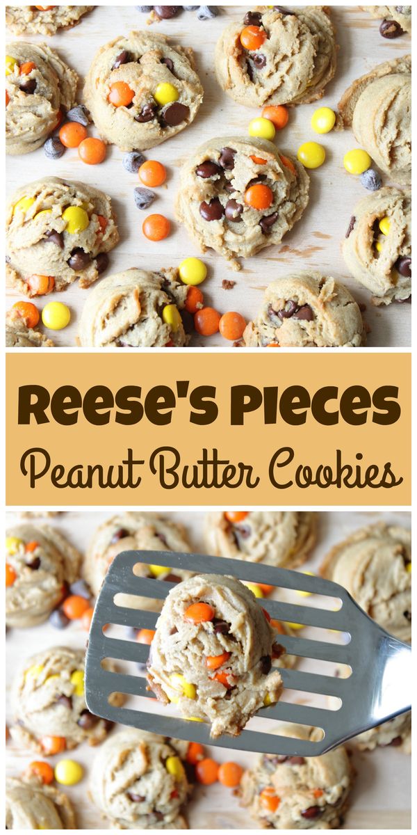 Reese's Pieces Peanut Butter Cookies