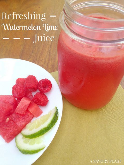 Refreshing Watermelon Lime Juice