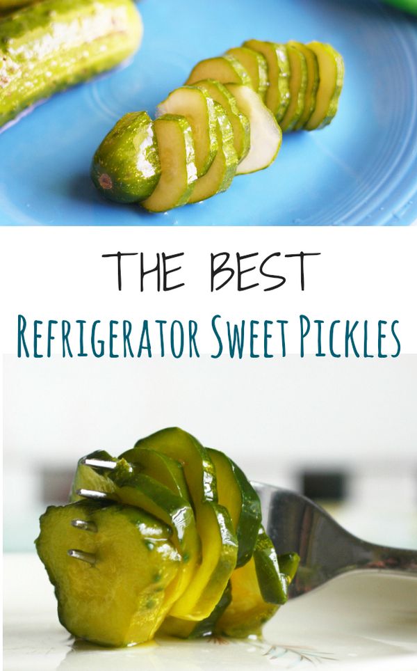 Refrigerator Sweet Pickles