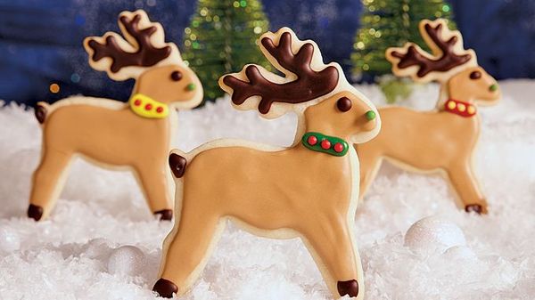 Reindeer Sugar Cookies