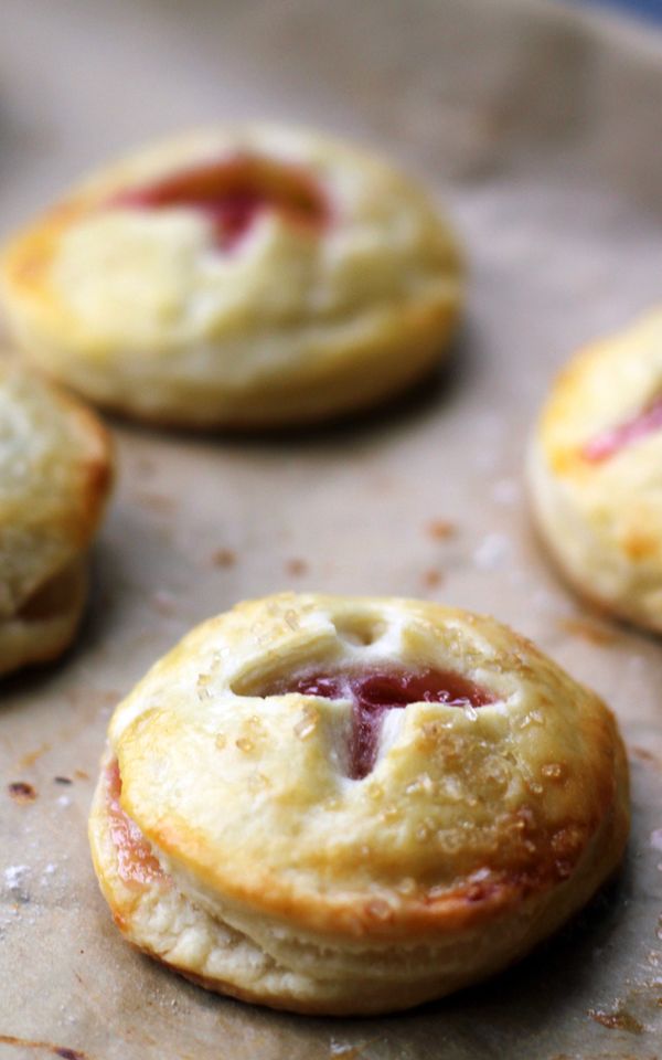 Rhubarb Cream Cheese Hand Pies