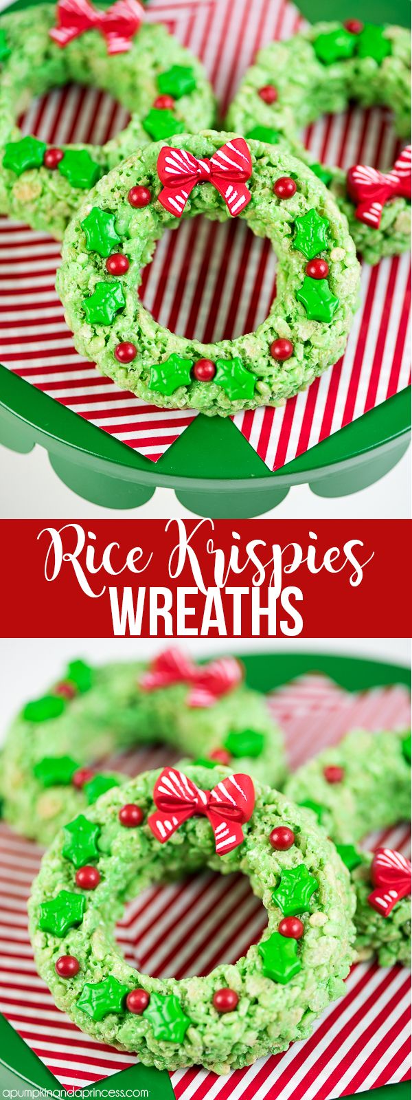 Rice Krispies Wreaths