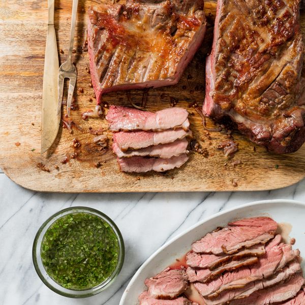 Roast Butterflied Leg of Lamb with Coriander, Cumin, and Mustard Seeds