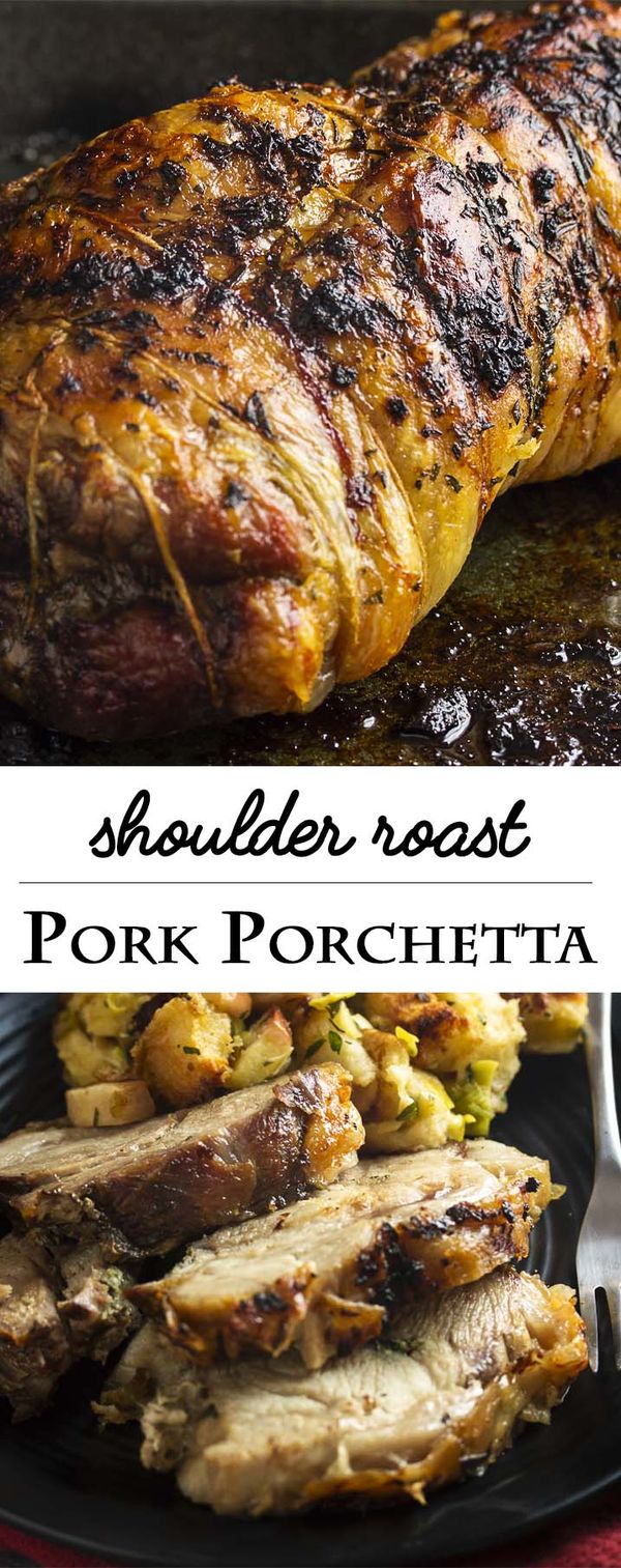 Roast Pork Shoulder Porchetta