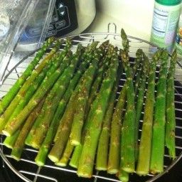 Roasted Asparagus in Nuwave Oven