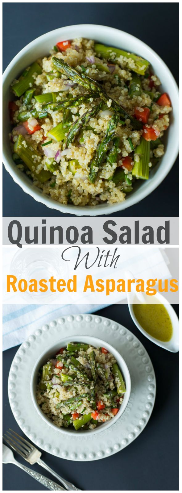 Roasted Asparagus Quinoa Salad