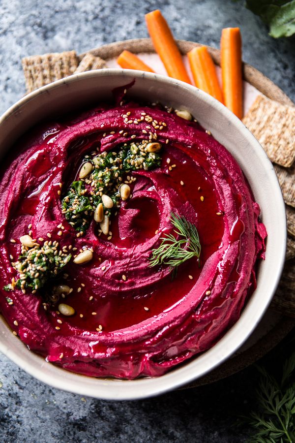 Roasted Beet Hummus (VIDEO