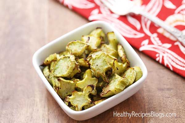 Roasted Broccoli Stalks