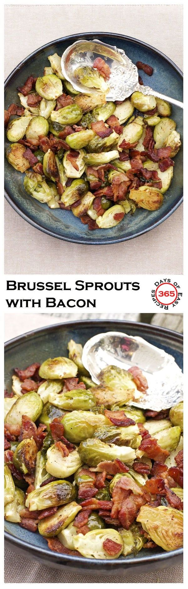 Roasted Brussels Sprouts Recipe with Bacon